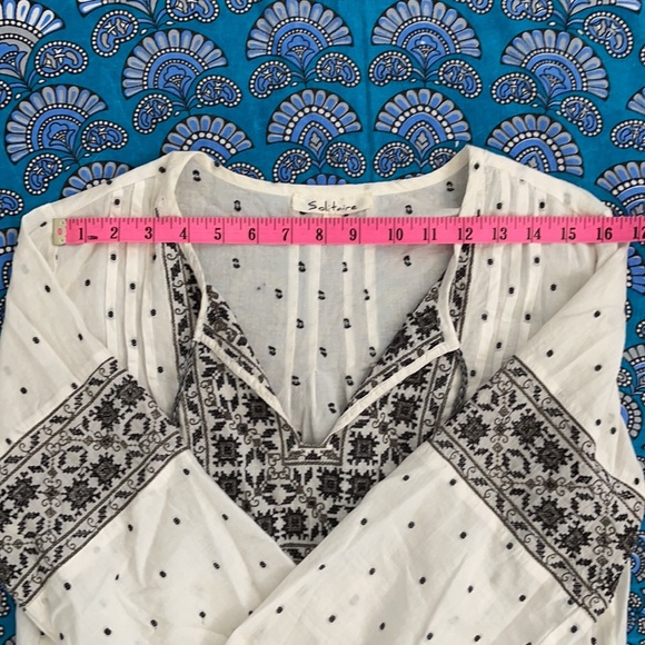 White embroidered “bohemian” blouse - Picture 6 of 7